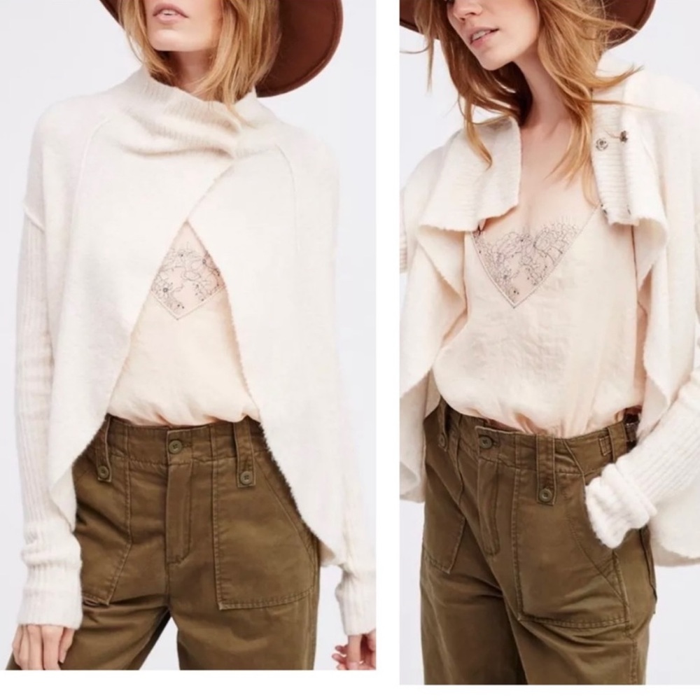 Free People Open Cascade Sweater